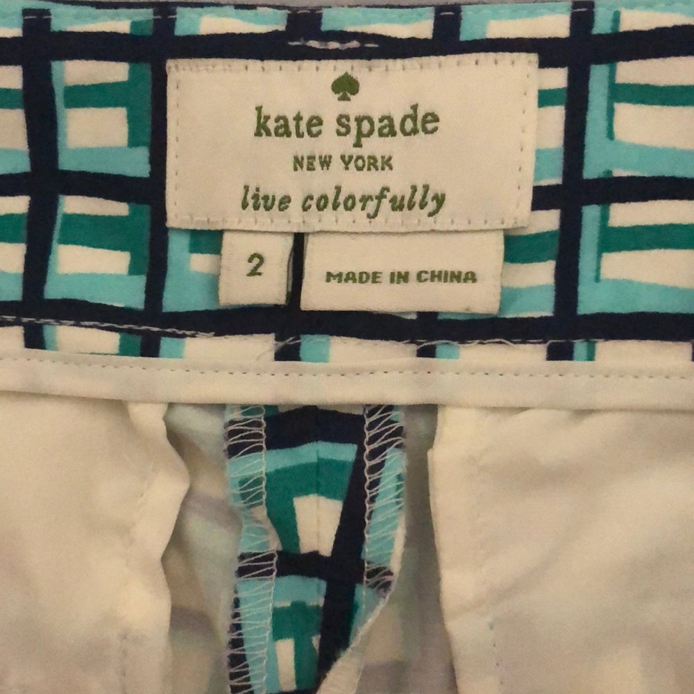 Kate Spade Patterned Pants - Picture 2 of 3